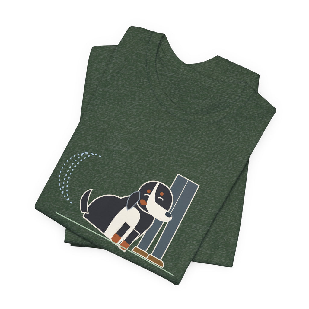 Bernese Mountain Dog T-Shirt - Lean Incoming Funny Berner Lean Tee