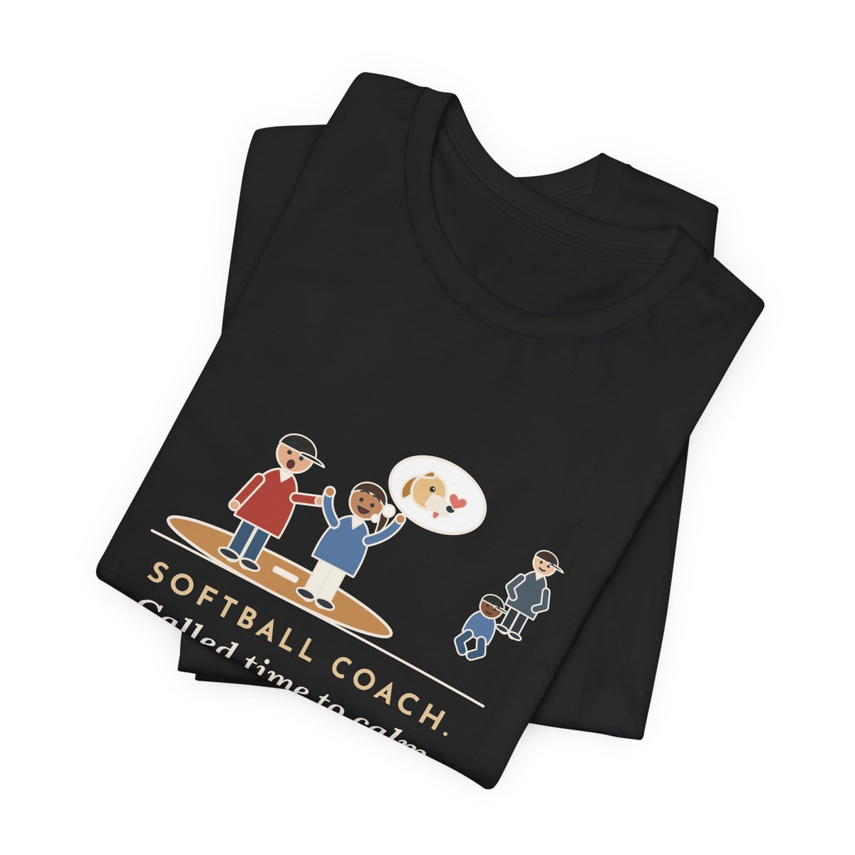 Funny Softball Coach T-Shirt, Called Time for a Mound Visit, Heard All About Her New Puppy, Mound Visit Tee
