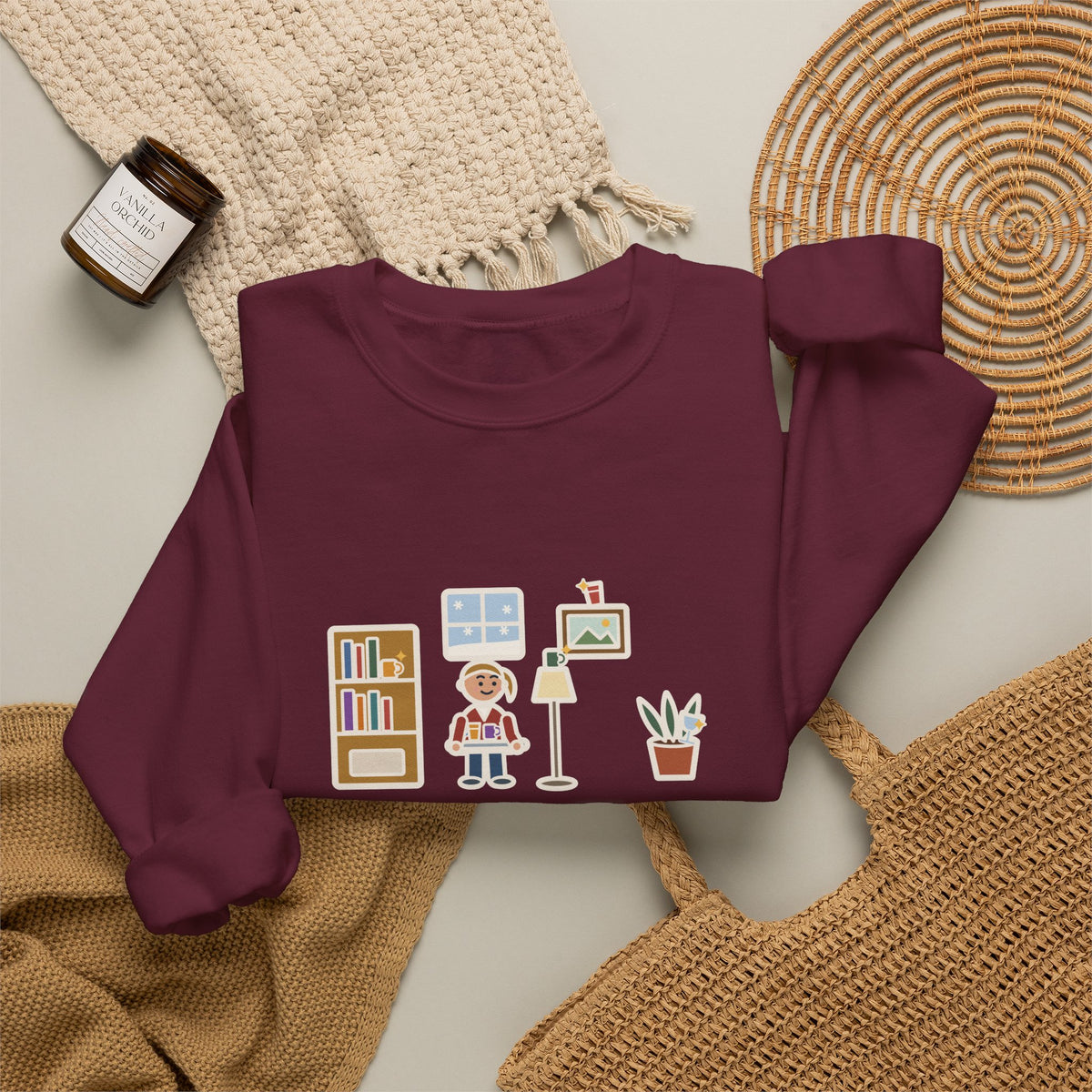 Holiday Host Sweatshirt, Hosted the Holidays, Still Finding Cups in Strange Places in January, Funny Cup Hunt Crewneck
