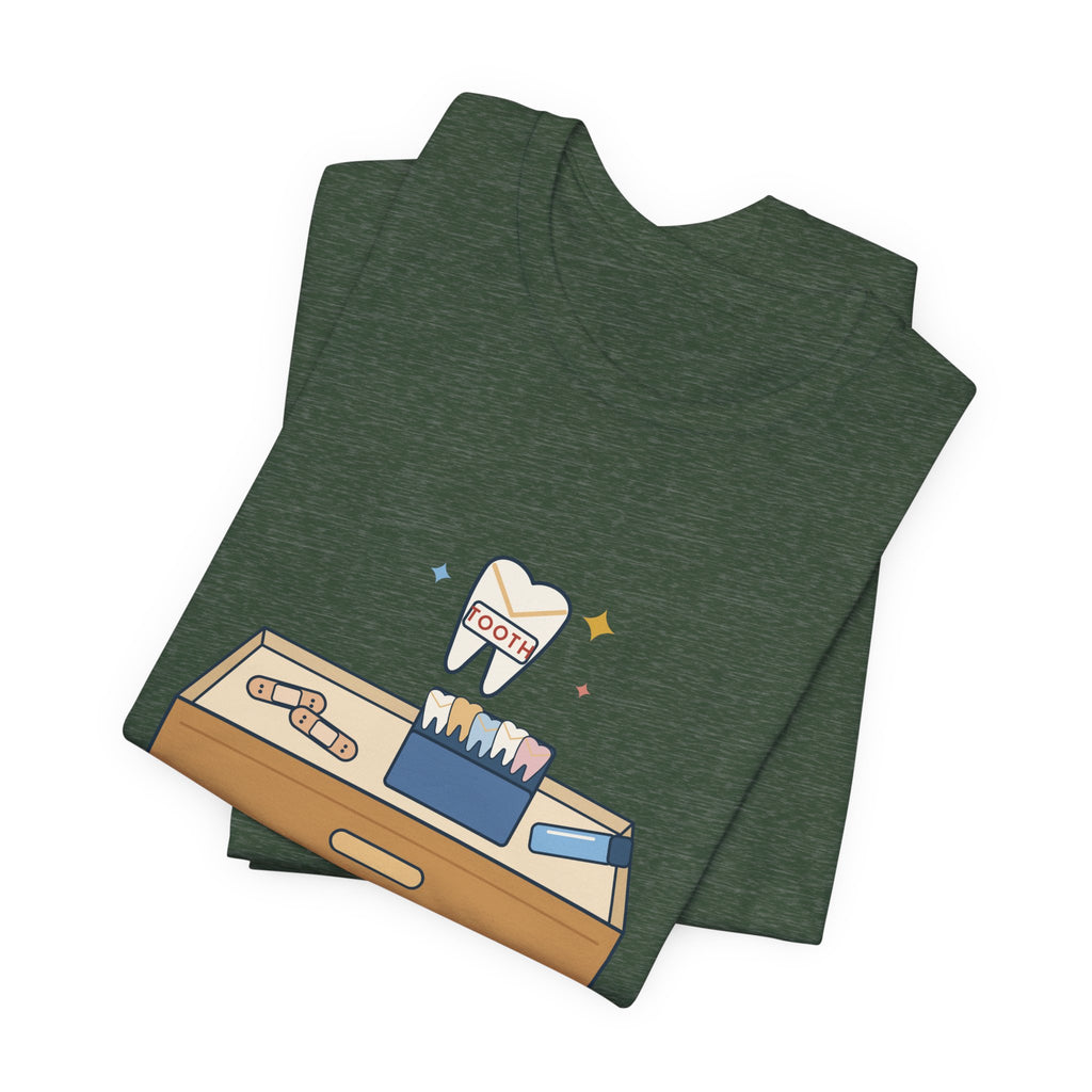 1st Grade Teacher T-Shirt - Tooth Fell Out? I Have an Envelope for That. Primary Teacher Tee
