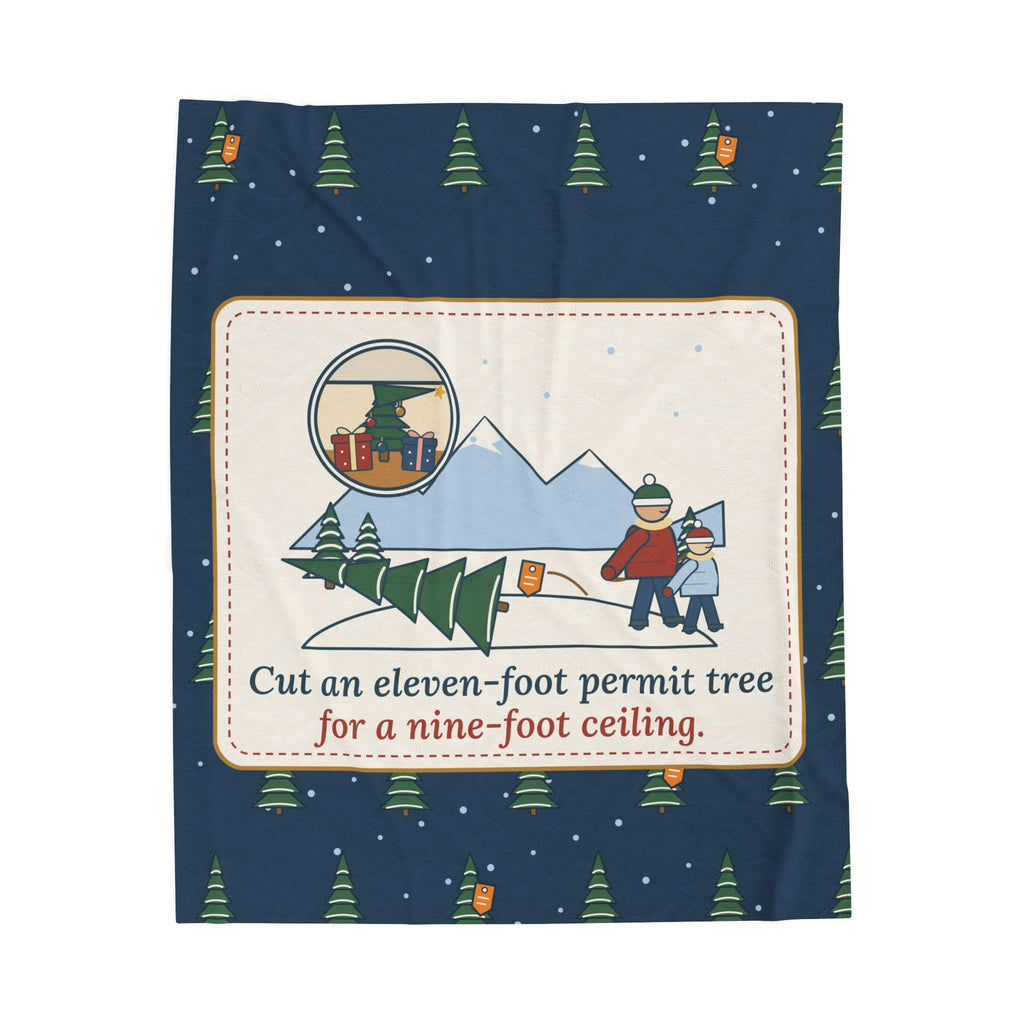 Colorado Christmas Tree Blanket - Cut an Eleven-Foot Permit Tree for a Nine-Foot Ceiling