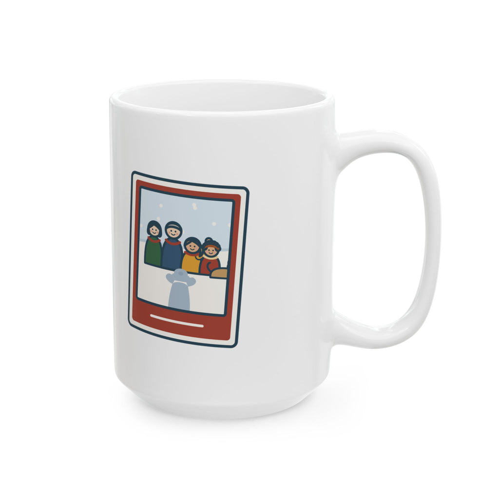 Large 15oz Family Photographer Mug - Every Christmas Card, Never in One. Holiday Photo Gift