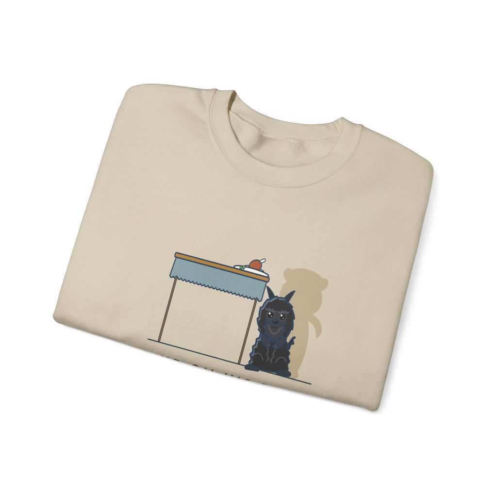 Affenpinscher Crewneck Sweatshirt - Sits Up at Dinner Like a Tiny Bear