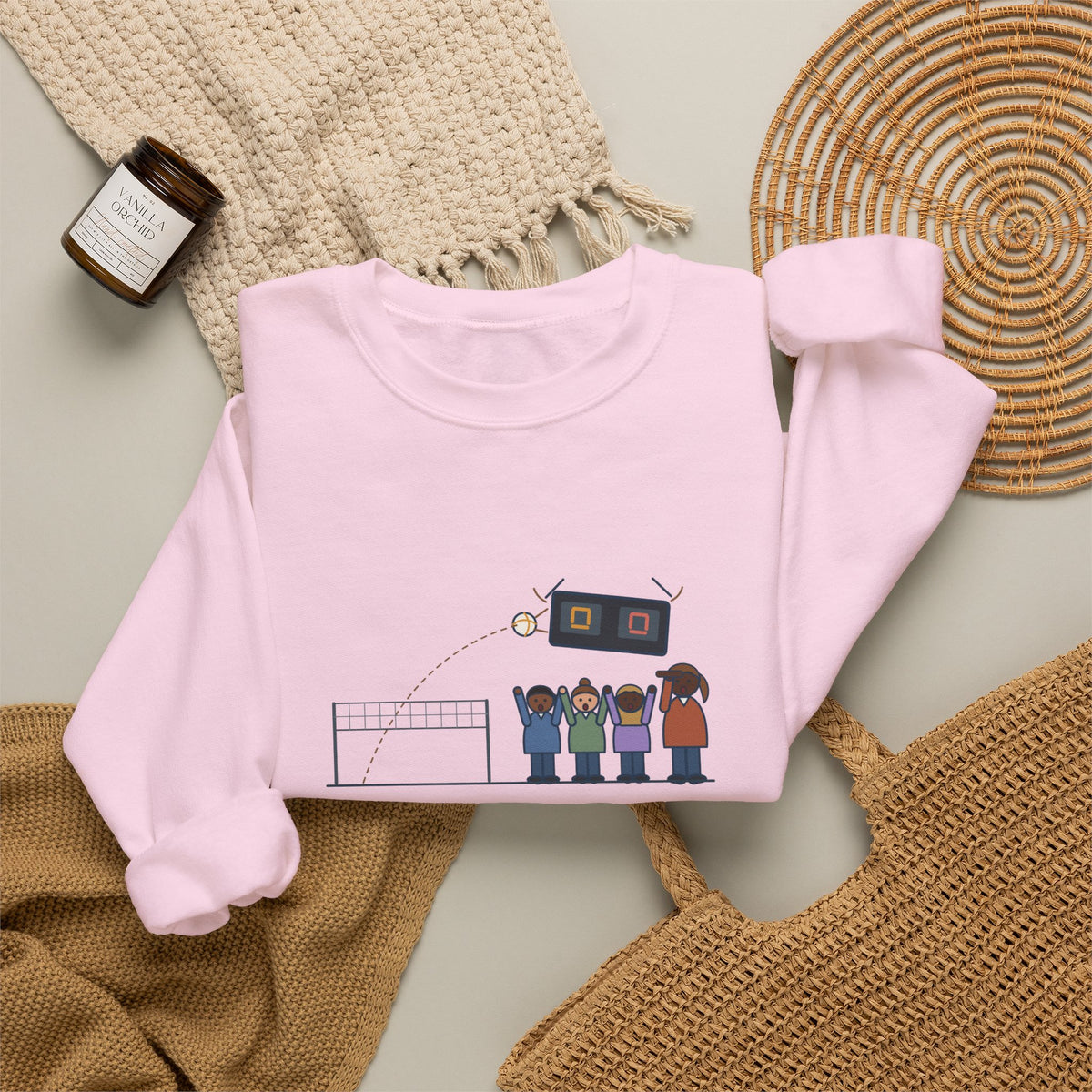Volleyball Coach Sweatshirt, Forty Serves at Practice, The Best One Hit the Scoreboard, Funny Gym Practice Crewneck