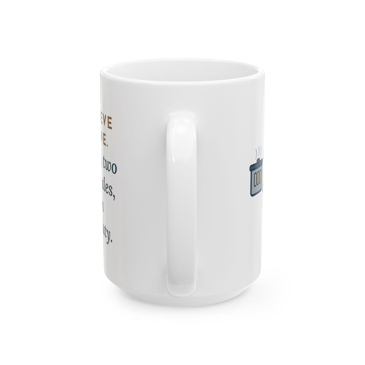 Twelve Aunts, Two Hundred Tamales, One Kid on Corn-Husk Duty 15oz Mug, Large Funny Christmas Eve Tamalada Coffee Mug