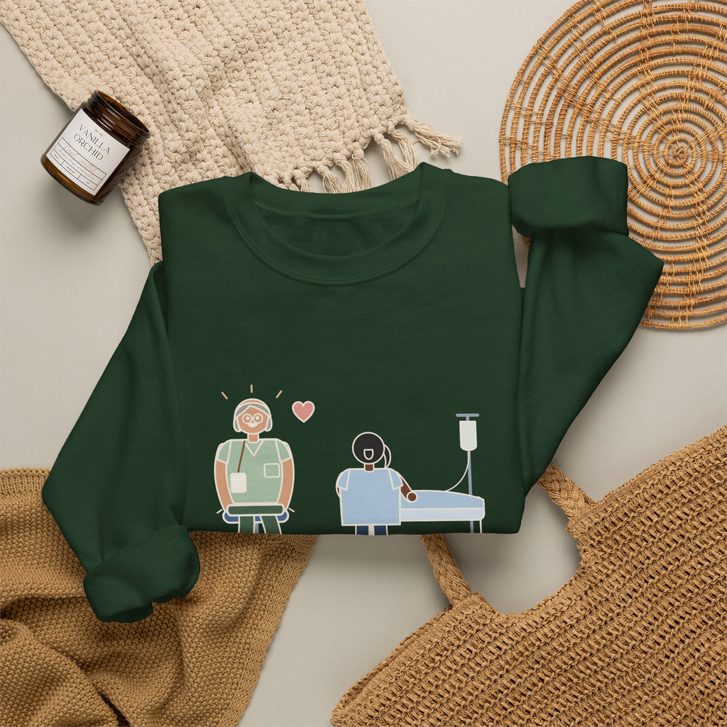 Preceptor Crewneck Sweatshirt - Sitting on My Hands. You've Got This. Nurse Mentor Gift