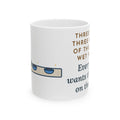 Three Cats Mug, Three Bowls of the Same Food, Every Cat Wants the One on the Left, Funny Coffee Mug 11oz