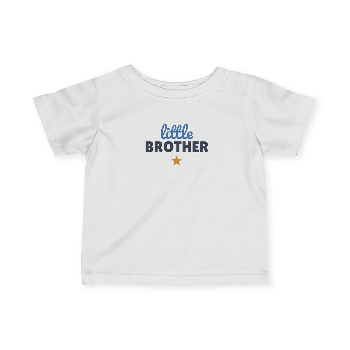 Little Brother Baby T-Shirt, Matching Sibling Infant Tee