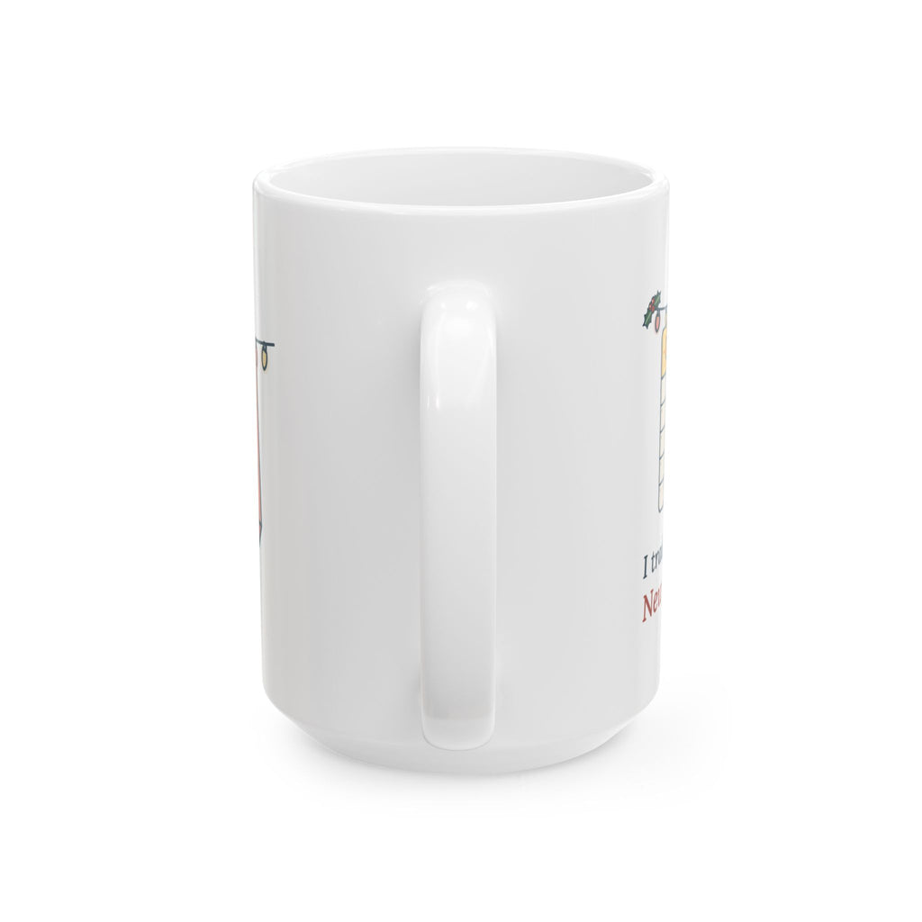 Large 15oz Holiday Nurse Mug - Traded Christmas for New Year's in July, Holiday Shift Gift