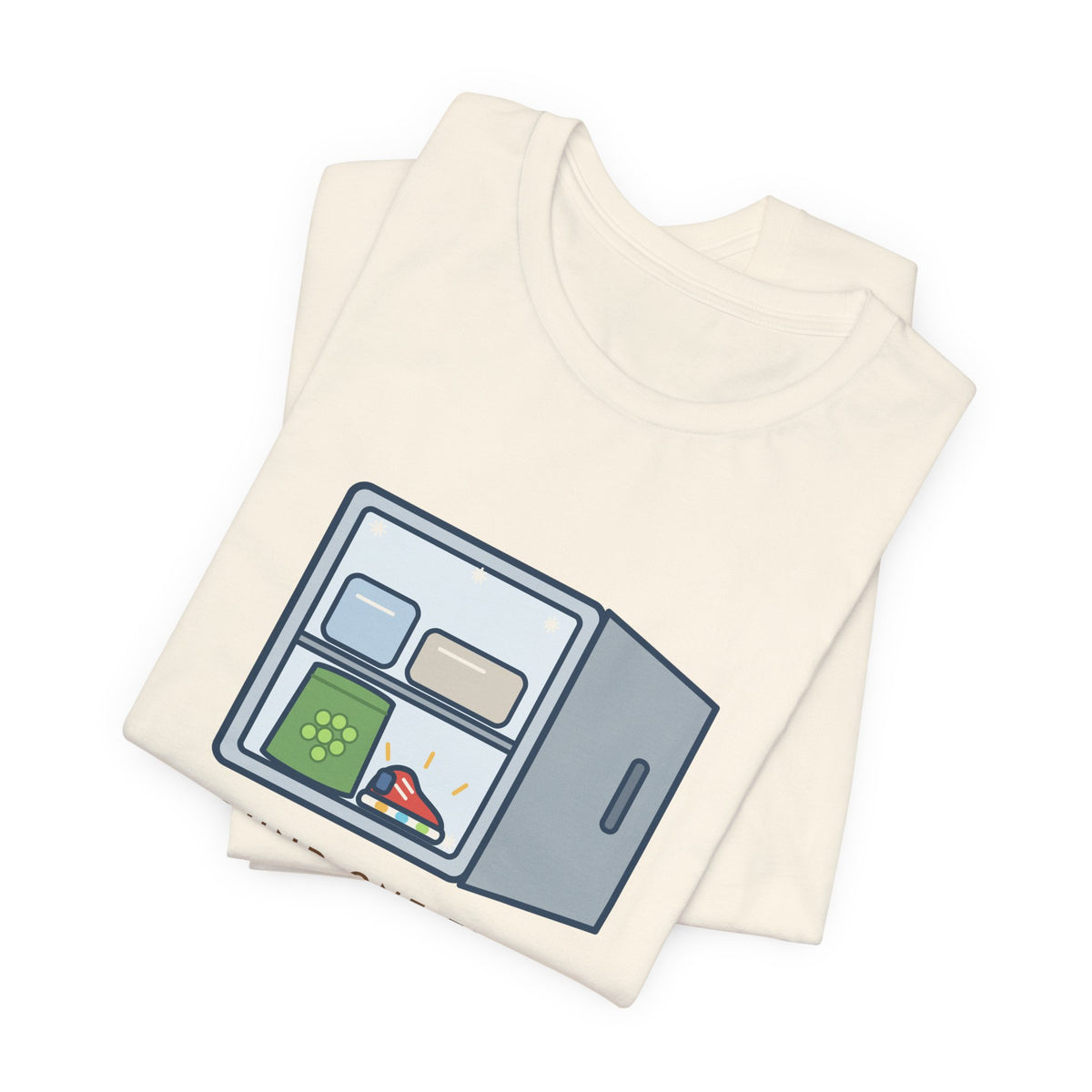 Funny Toddler Parent T-Shirt - Found One Tiny Shoe in the Freezer, Next to the Peas