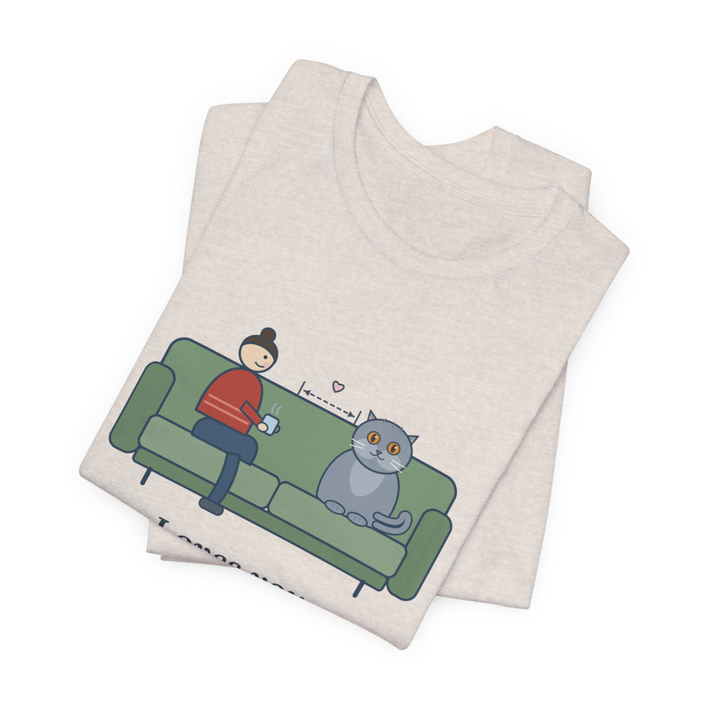 British Shorthair T-Shirt - Loves You. From the Next Cushion Over. Cat Lover Tee