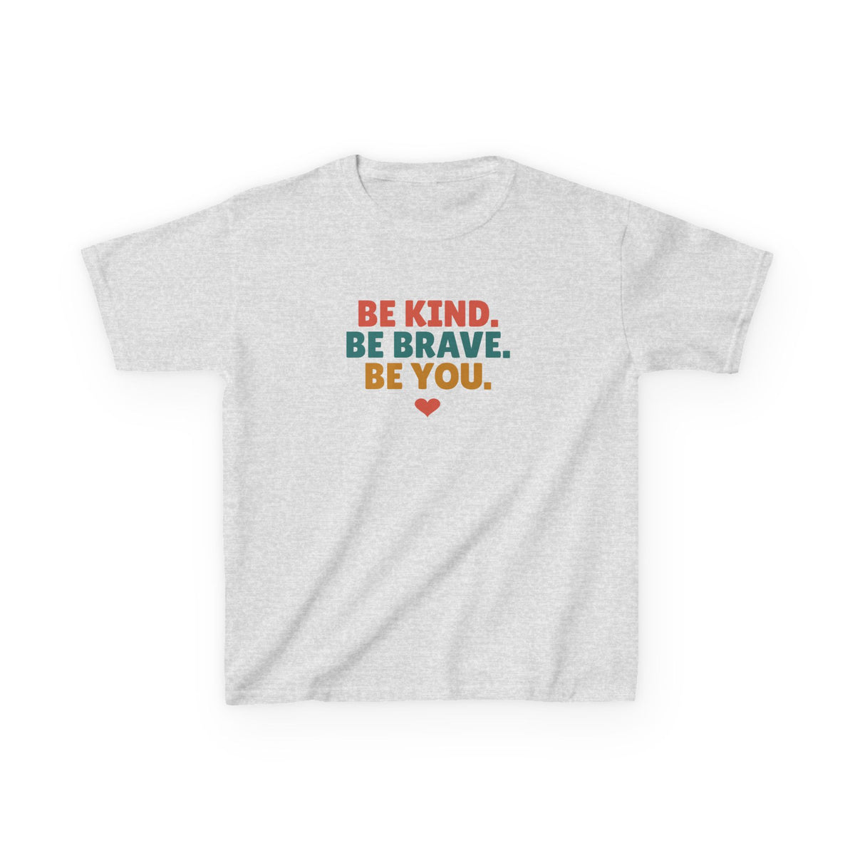 Be Kind Be Brave Be You Youth T-Shirt, Kindness Shirt for Kids