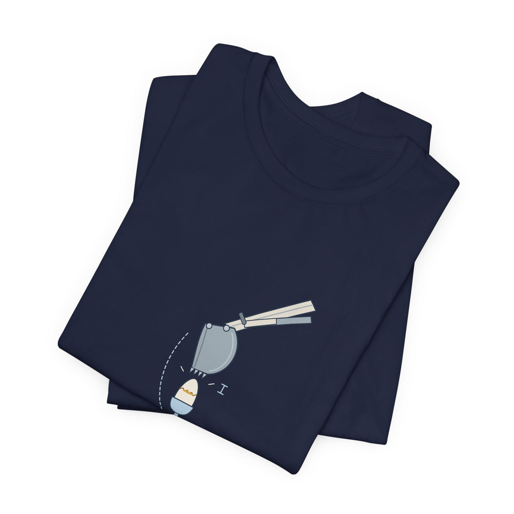 Heavy Equipment Operator T-Shirt - Gentle Enough to Crack an Egg With the Bucket