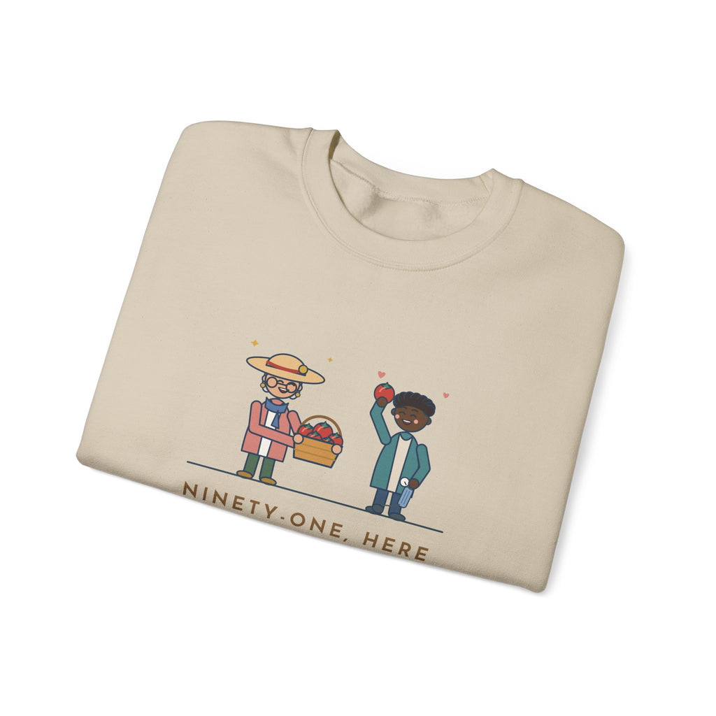 Geriatric Primary Care Nurse Crewneck Sweatshirt - Checkup Day Garden Tomatoes Gift