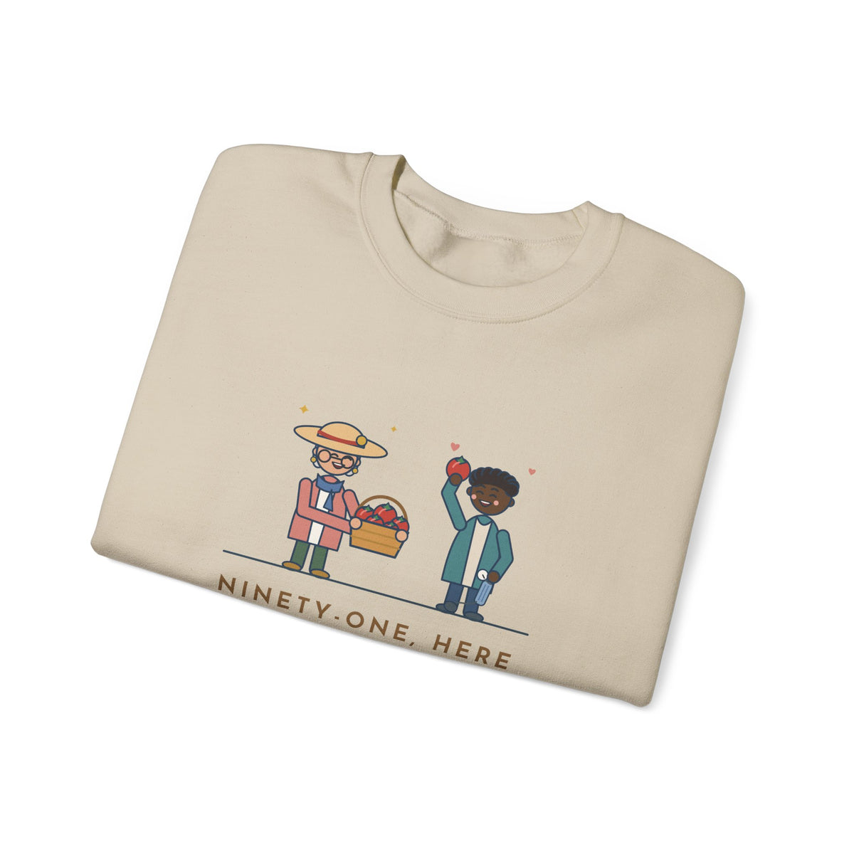 Geriatric Primary Care Nurse Crewneck Sweatshirt - Checkup Day Garden Tomatoes Gift