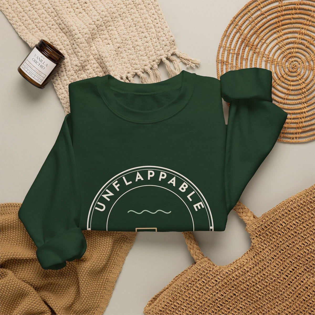 ER Nurse Crewneck Sweatshirt - Unflappable Since Triage Cozy Emergency Nurse Gift