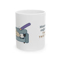 Selkirk Rex Coffee Mug - Mistaken for a Stuffed Sheep