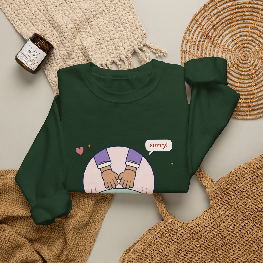 Mother-Baby Nurse Crewneck Sweatshirt - Fundal Massage. I Apologize in Advance.