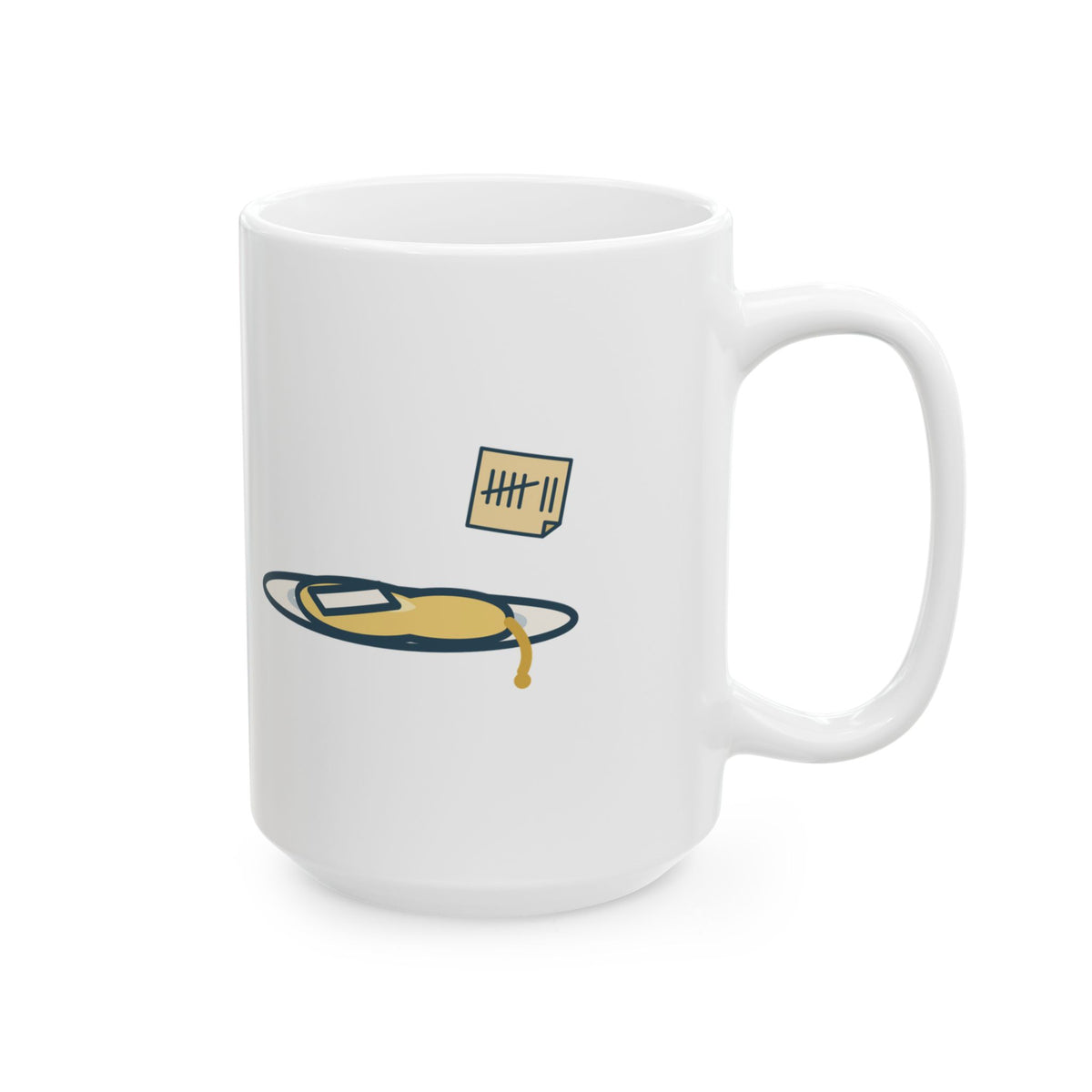 Large 15oz Home Baker Mug - Softening Butter Four Seconds at a Time. Baking Gift