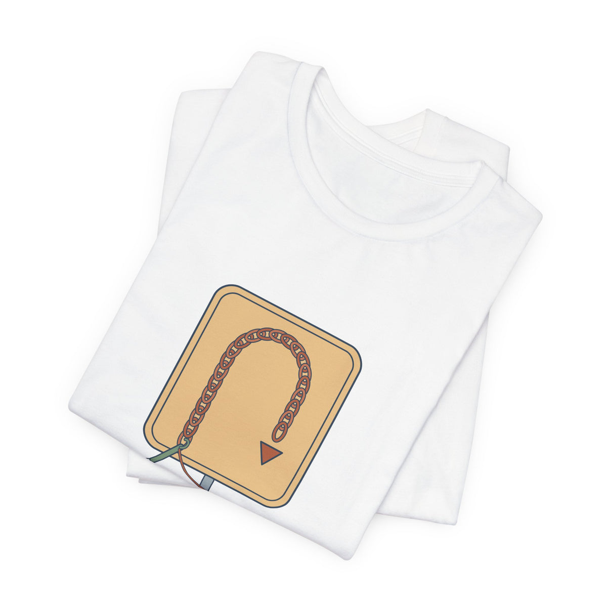 Crochet T-Shirt - Chain One, Turn. Funny Crochet Pattern Tee