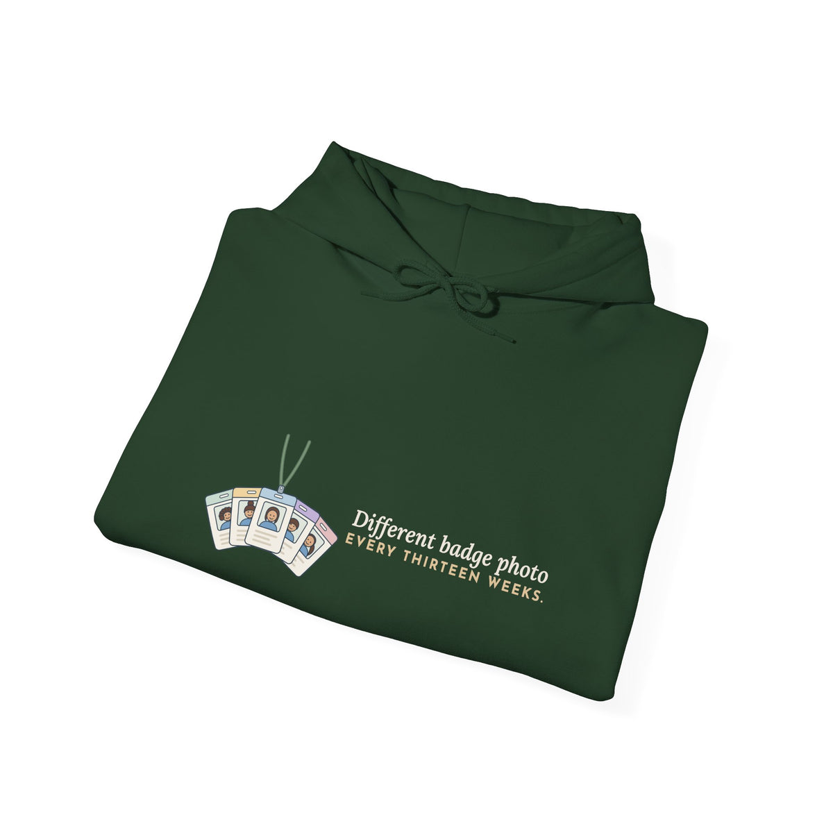 Travel Nurse Hoodie - Different Badge Photo Every Thirteen Weeks Nurse Gift