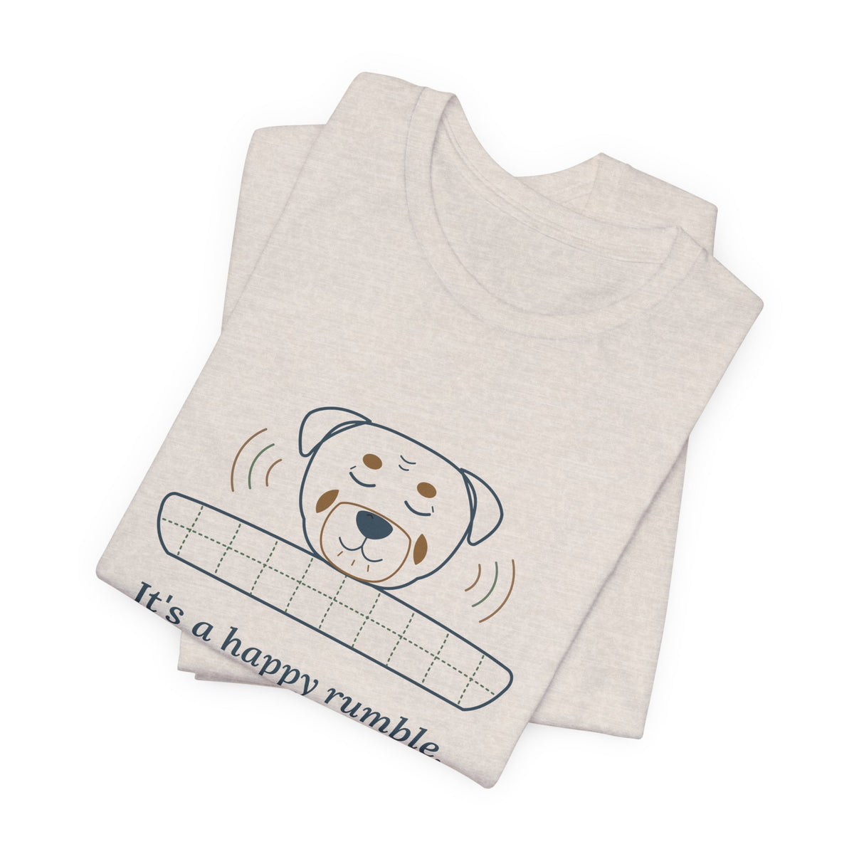 Rottweiler T-Shirt - It's a Happy Rumble, I Promise Gentle Rottie Owner Tee