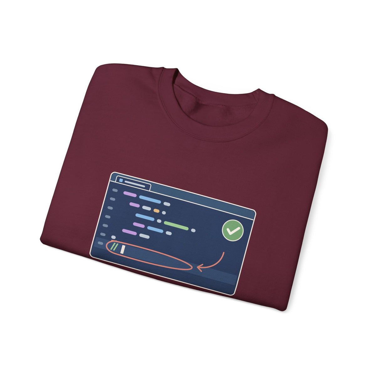 Computer Science Teacher Crewneck Sweatshirt - Your Code Works. Now Comment It.
