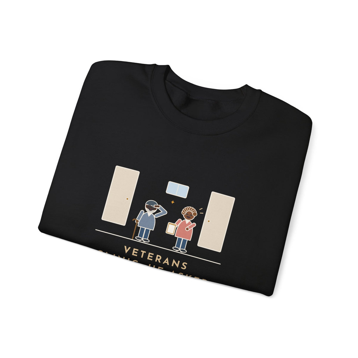 Veterans Clinic Nurse Crewneck Sweatshirt - My Branch Is Nursing