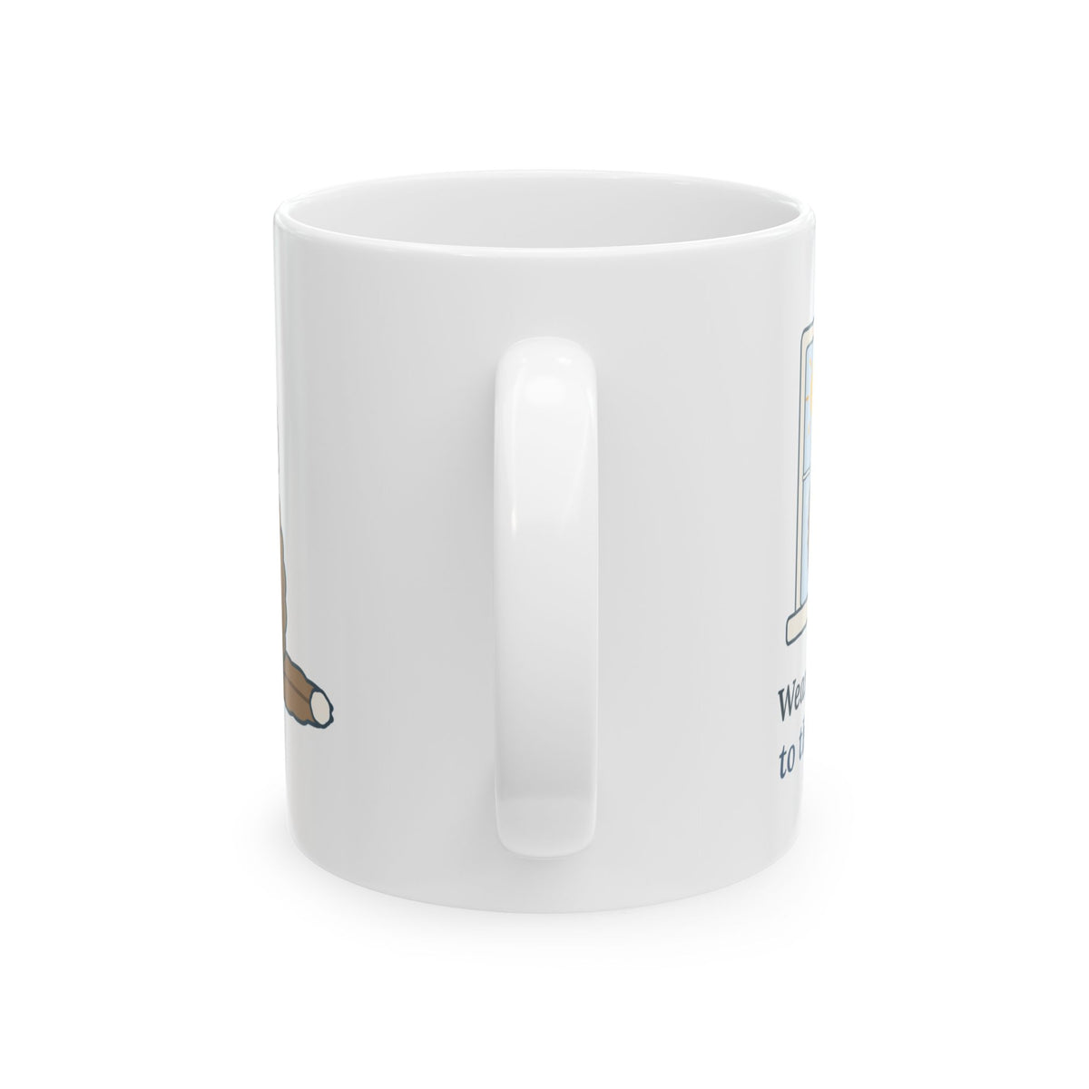 Norwegian Forest Cat Coffee Mug - Wears a Winter Coat to the Windowsill Cat Owner Mug