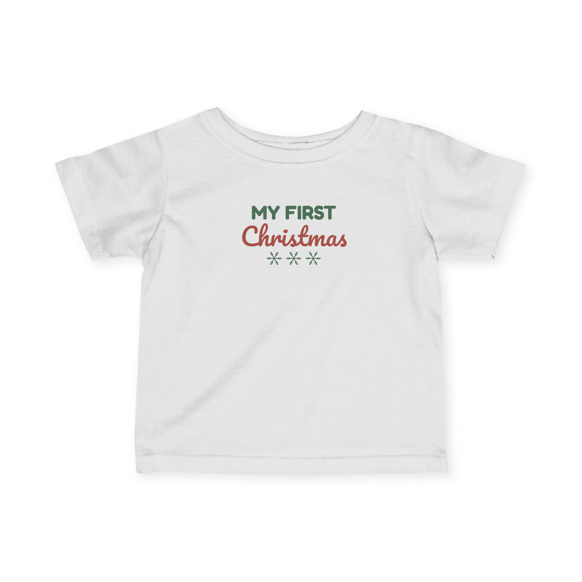 My First Christmas Baby T-Shirt, Holiday Infant Tee