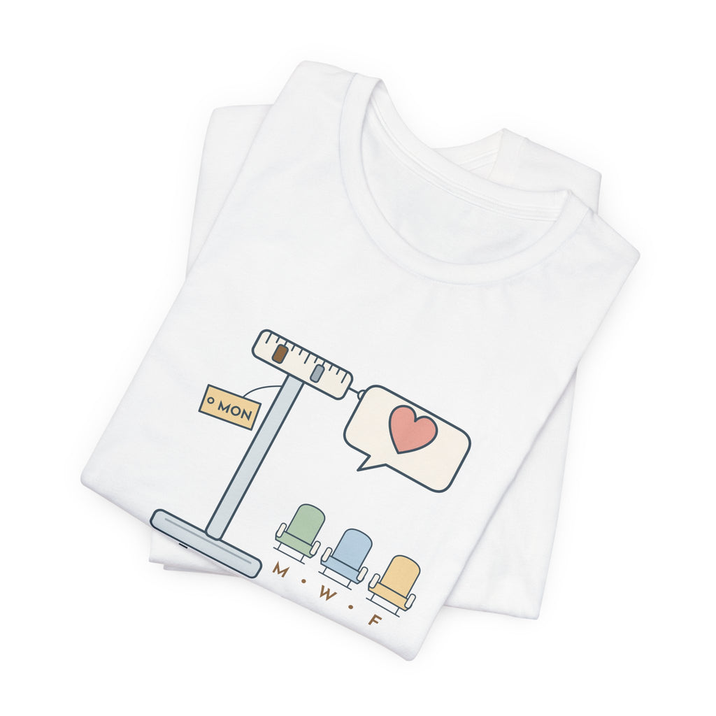 Dialysis Nurse T-Shirt - Monday Weigh-In. Tell Me About the Weekend. Tech Tee