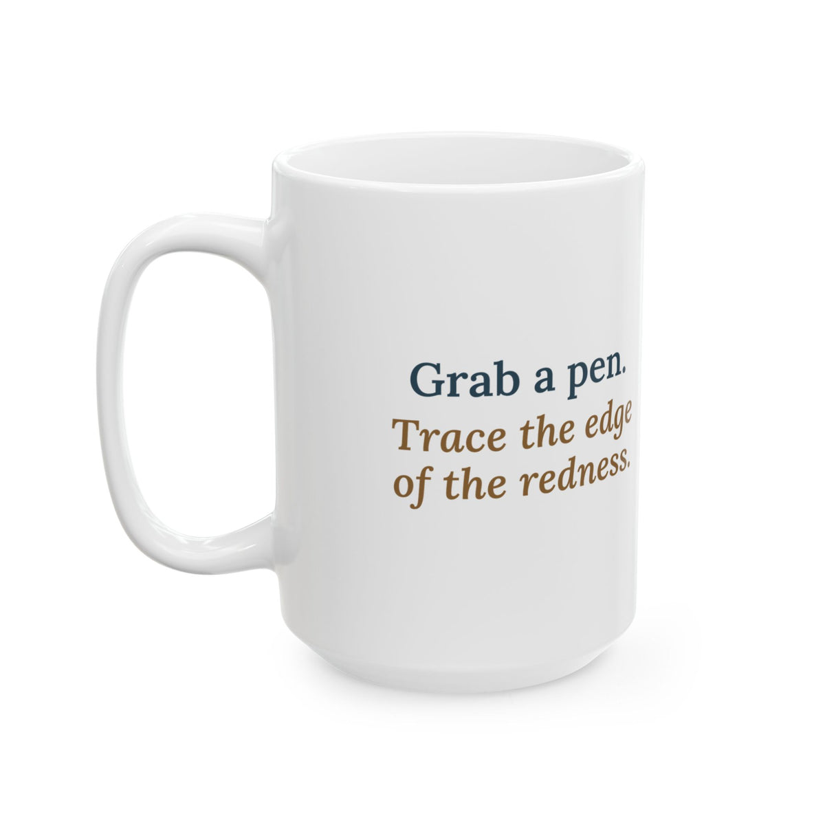 Large 15oz Telephone Triage Nurse Mug - Advice Line Pen and Phone Cord Design
