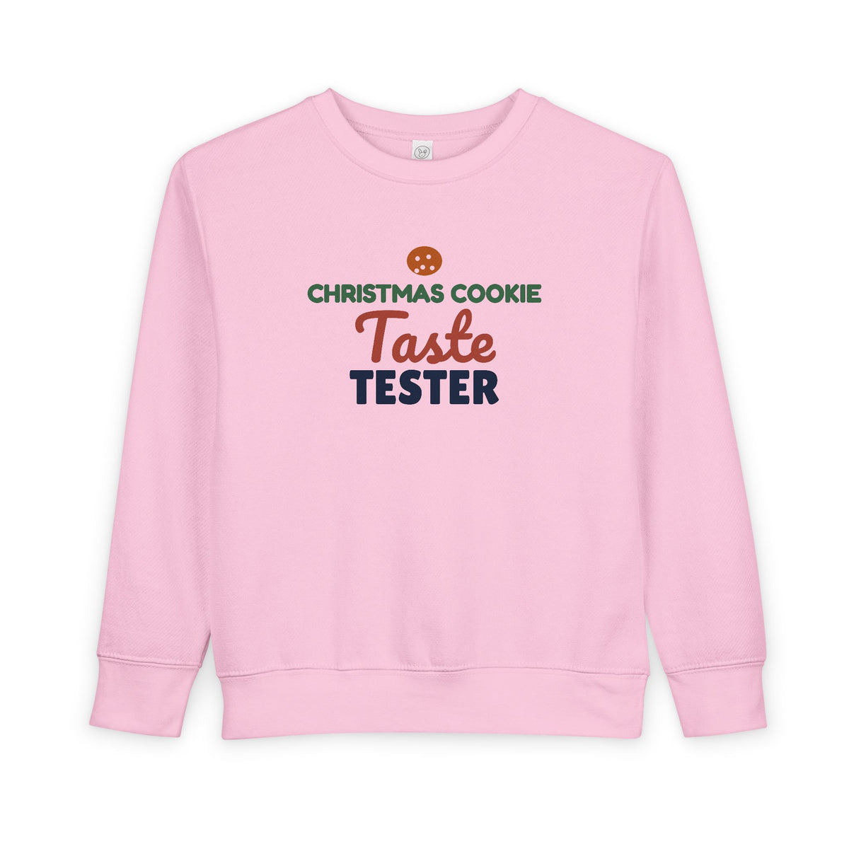 Christmas Cookie Taste Tester Toddler Sweatshirt, Holiday Crewneck