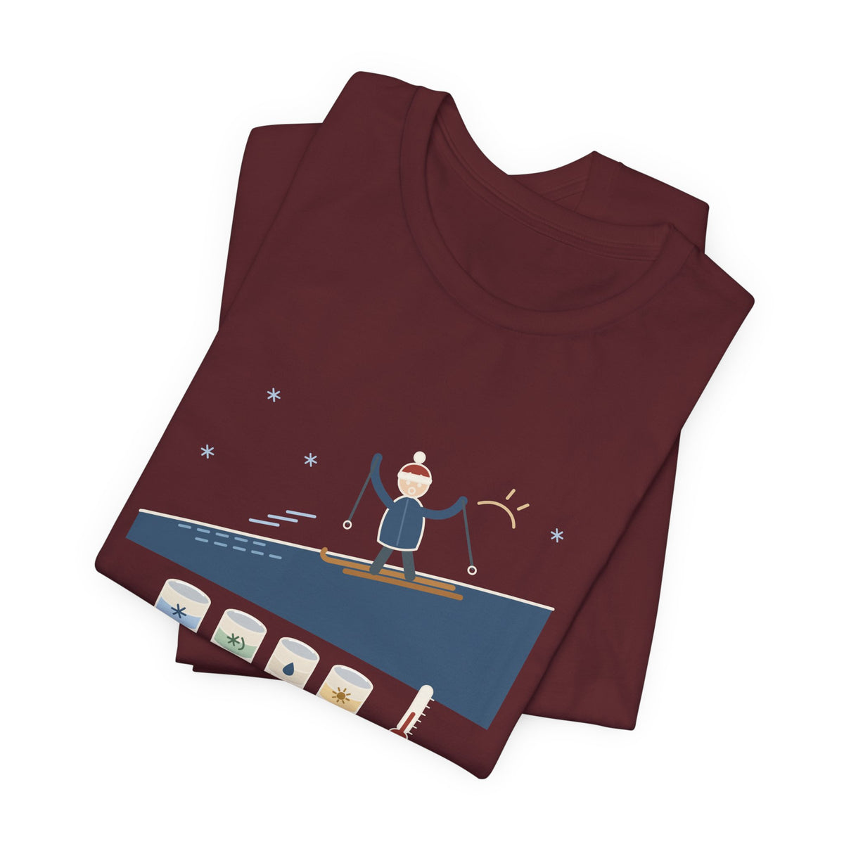 Cross-Country Ski T-Shirt - I Guessed the Wax Wrong. Funny Classic Skiing Tee
