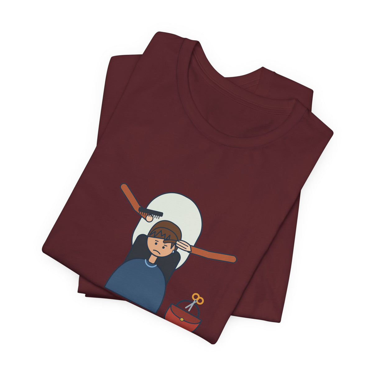 Hairstylist T-Shirt - Who Cut Your Bangs? Oh. You Did. Funny Salon Tee
