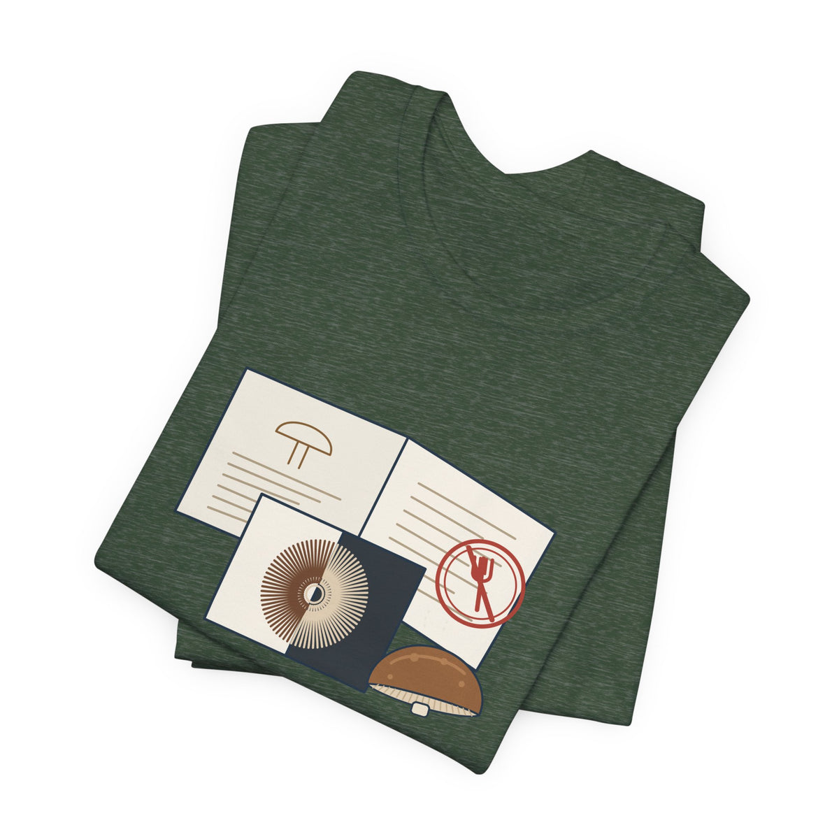 Mushroom T-Shirt - Took a Spore Print. Still Not Eating It. Funny Mycology Tee