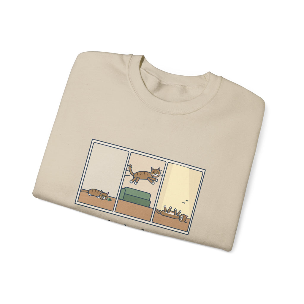 Catnip Sweatshirt, One Pinch, Three Minutes of Chaos, a Four-Hour Nap, Funny Three Panels Crewneck