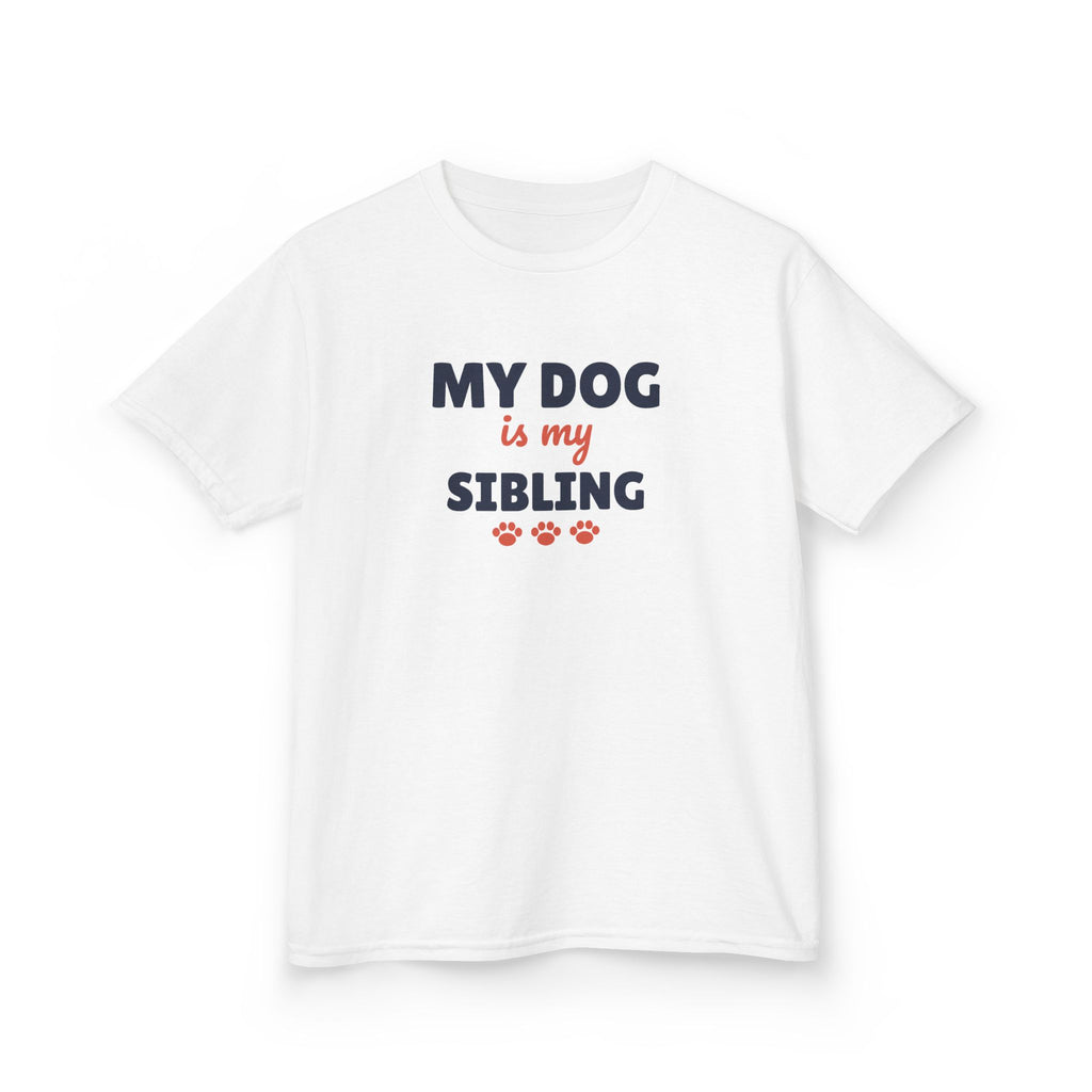 My Dog Is My Sibling Youth T-Shirt, Dog Lover Kids Shirt