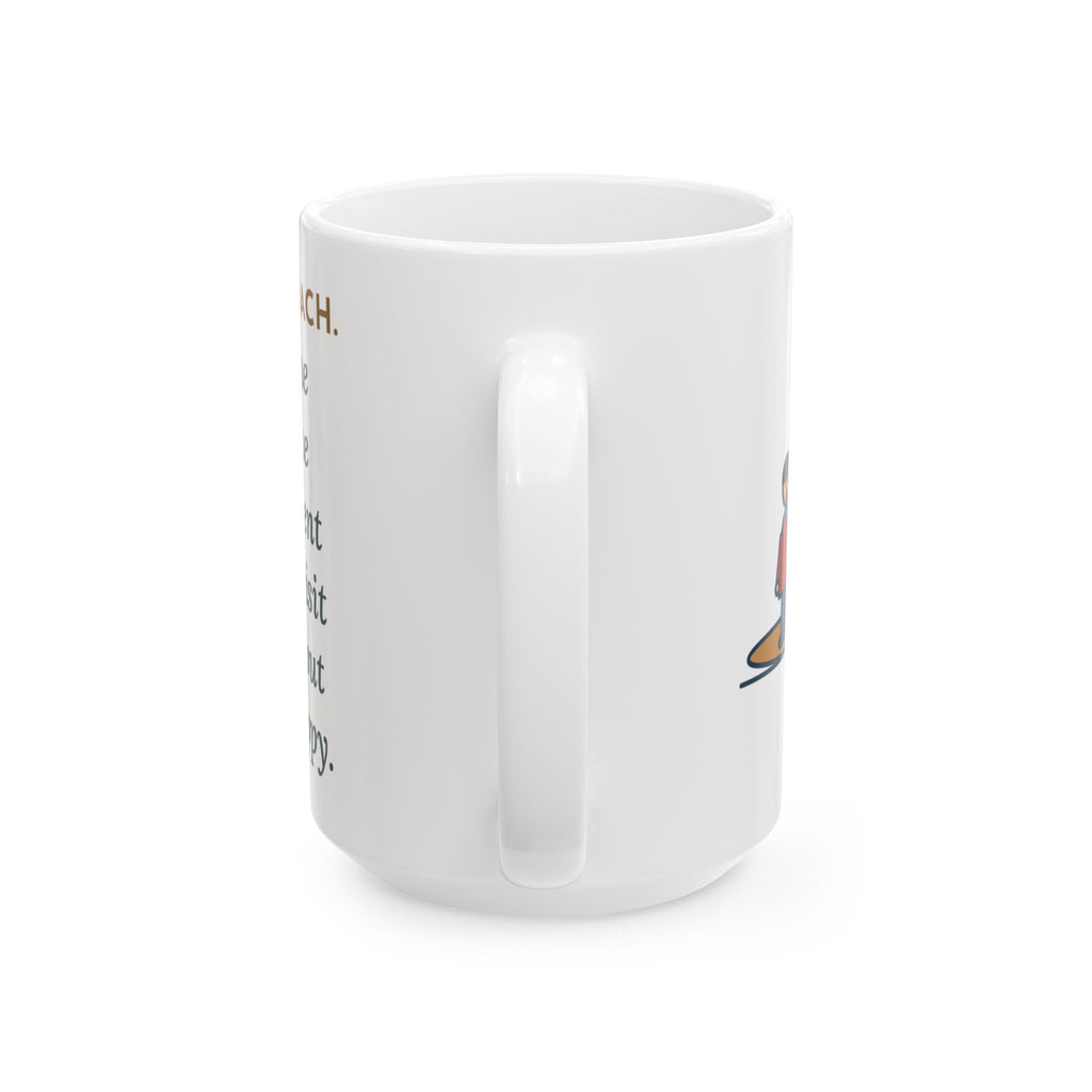 Called Time for a Mound Visit, Heard All About Her New Puppy 15oz Mug, Large Funny Softball Coach Coffee Mug