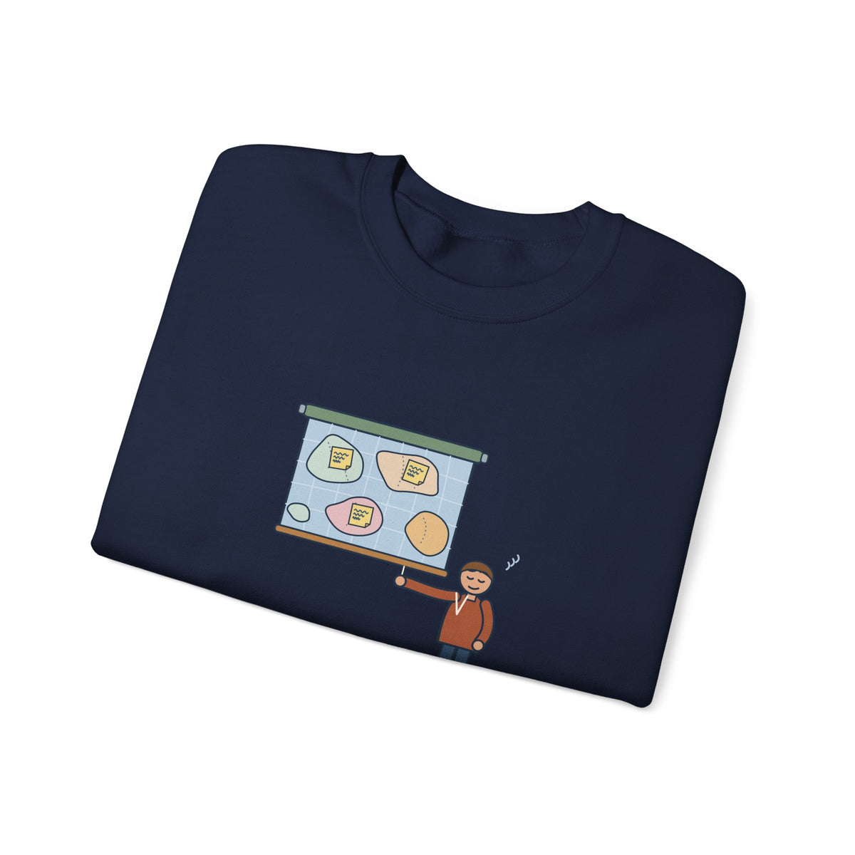 Geography Teacher Crewneck Sweatshirt - Three Countries Renamed Since Printing Classroom Map