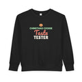 Christmas Cookie Taste Tester Toddler Sweatshirt, Holiday Crewneck