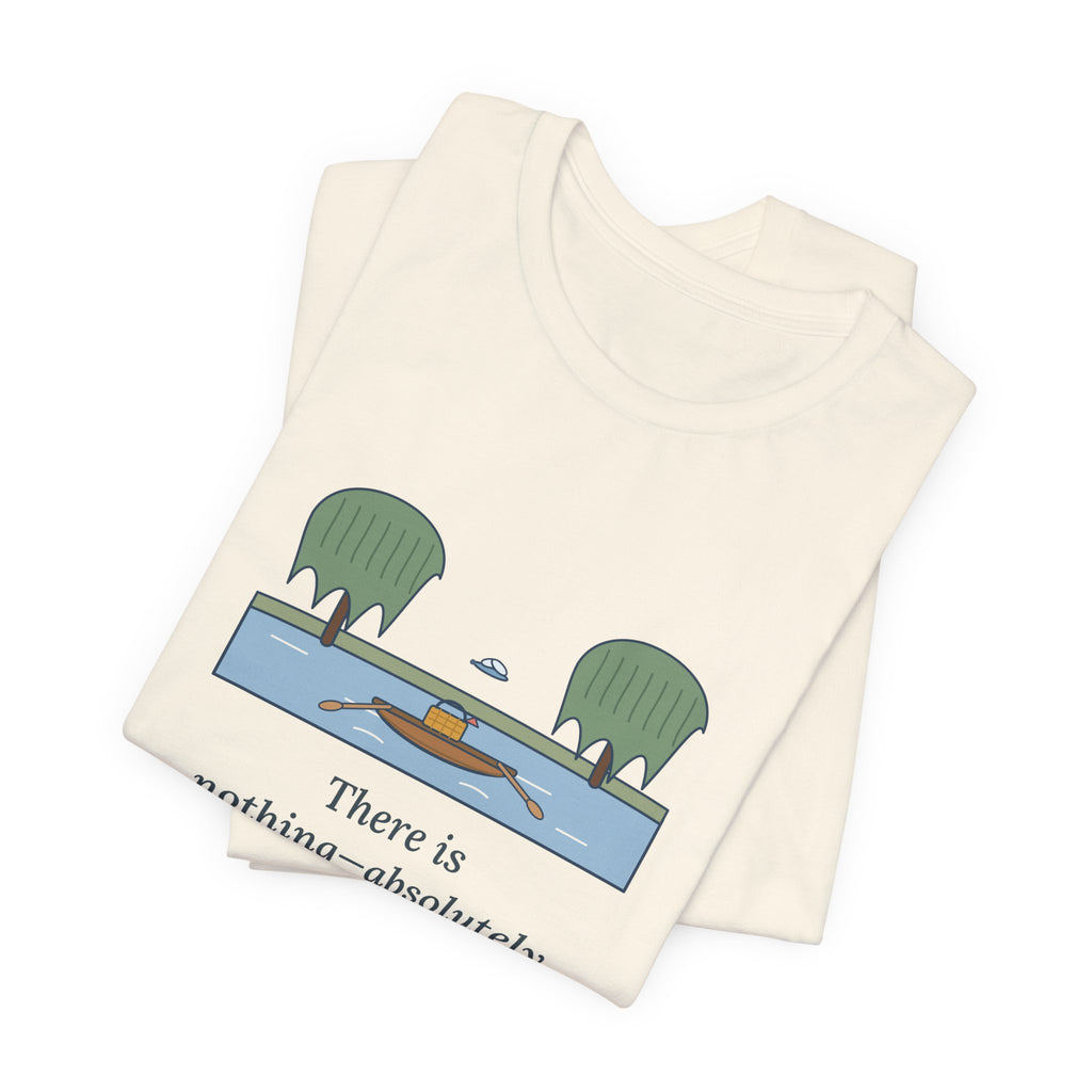 Grahame Quote T-Shirt, Simply Messing About in Boats, Boating River Rowboat Tee