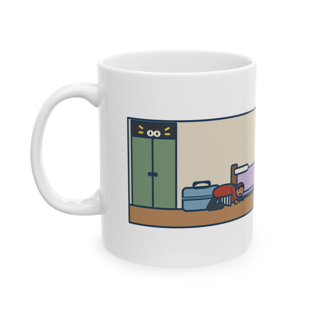 Vet Day Cat Mug, Got the Cat Carrier Out, The Cat Vanished for Three Hours, Funny Coffee Mug 11oz