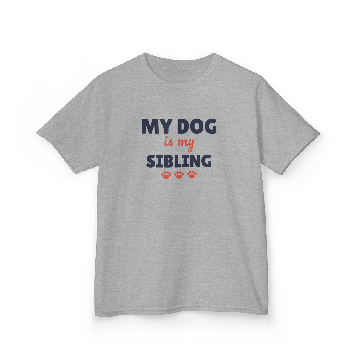 My Dog Is My Sibling Youth T-Shirt, Dog Lover Kids Shirt