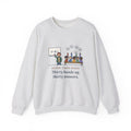 4th Grade Teacher Crewneck Sweatshirt - Seven Times Eight, Thirty Hands Up, Thirty Answers
