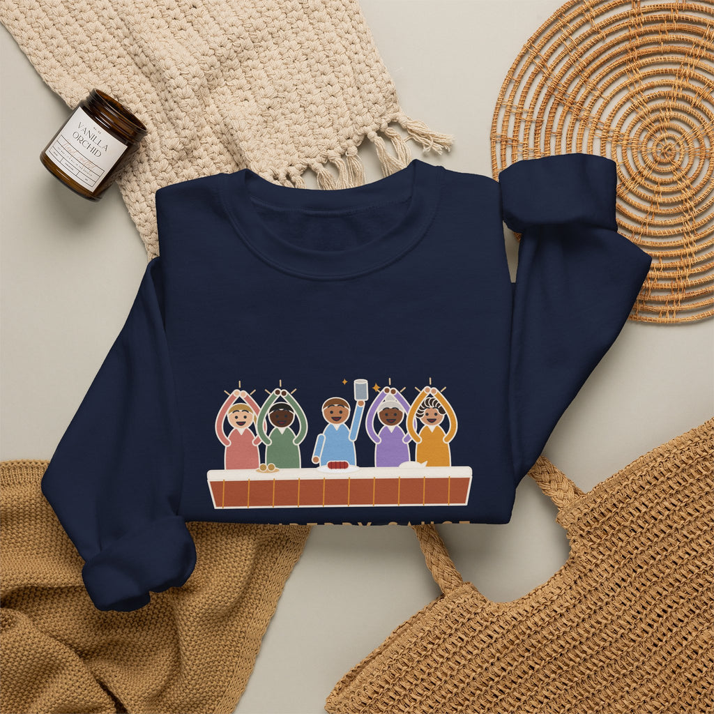 Thanksgiving Sweatshirt, Cranberry Sauce Out of the Can in One Piece, The Table Applauded, Funny Cranberry Ovation Crewneck