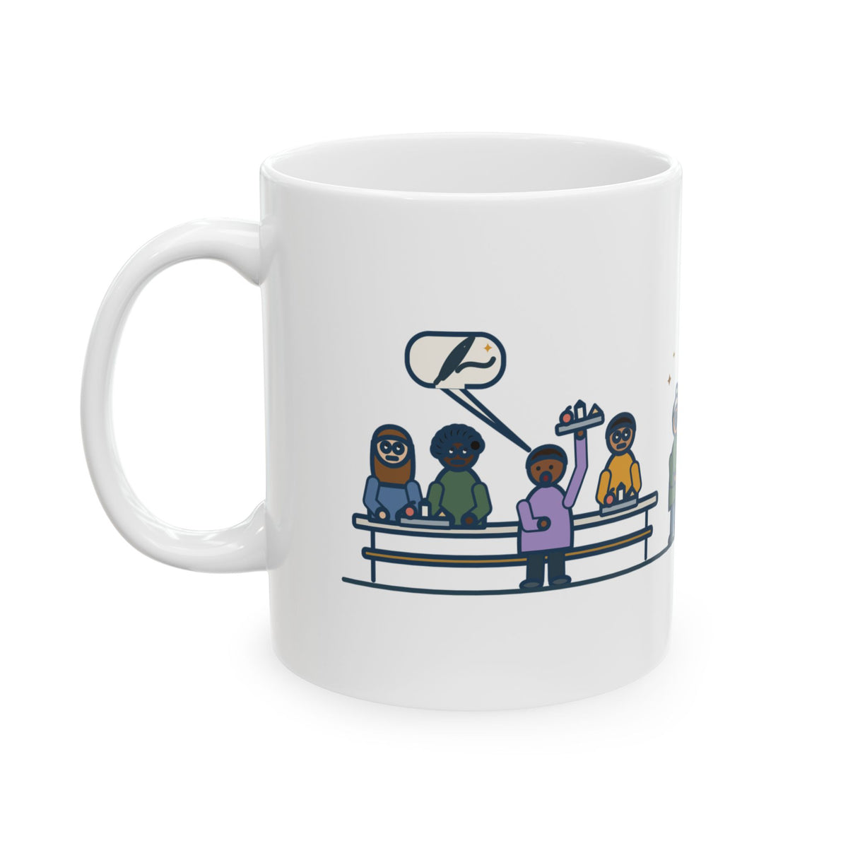 Shakespeare Teacher Coffee Mug 11oz - One Kid Now Says Forsooth at Lunch