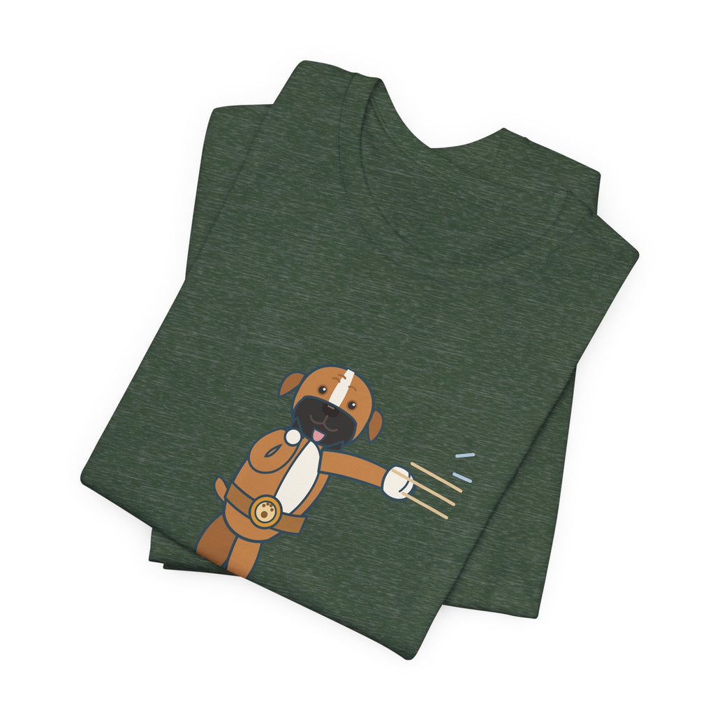Boxer Dog T-Shirt - Every Hello Comes With a Left Hook Funny Boxer Owner Tee
