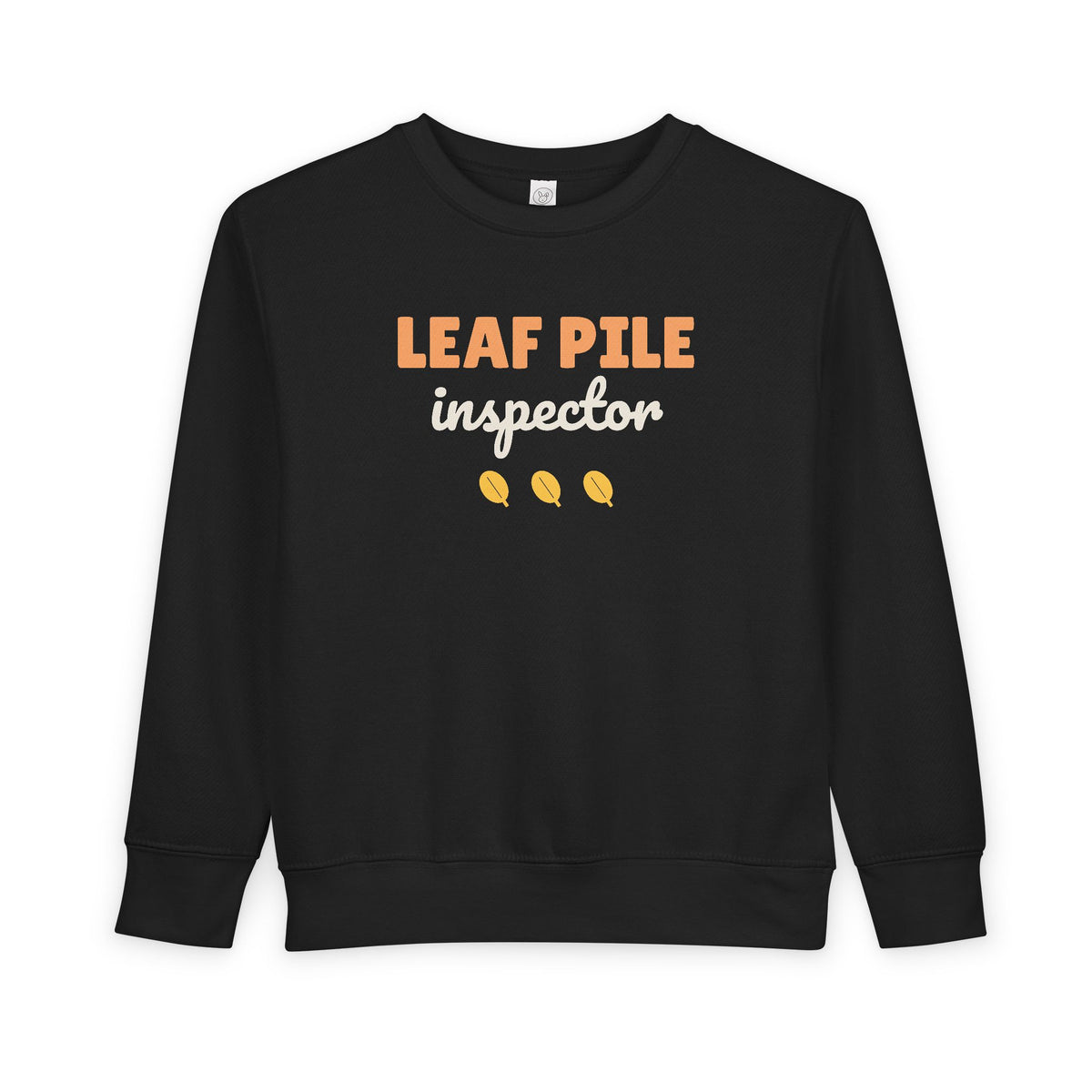 Leaf Pile Inspector Toddler Sweatshirt, Autumn Toddler Crewneck