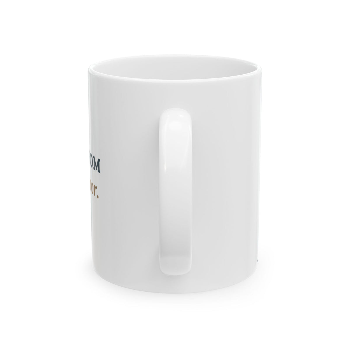 Abyssinian Cat Coffee Mug - Supervises From the Top of the Door